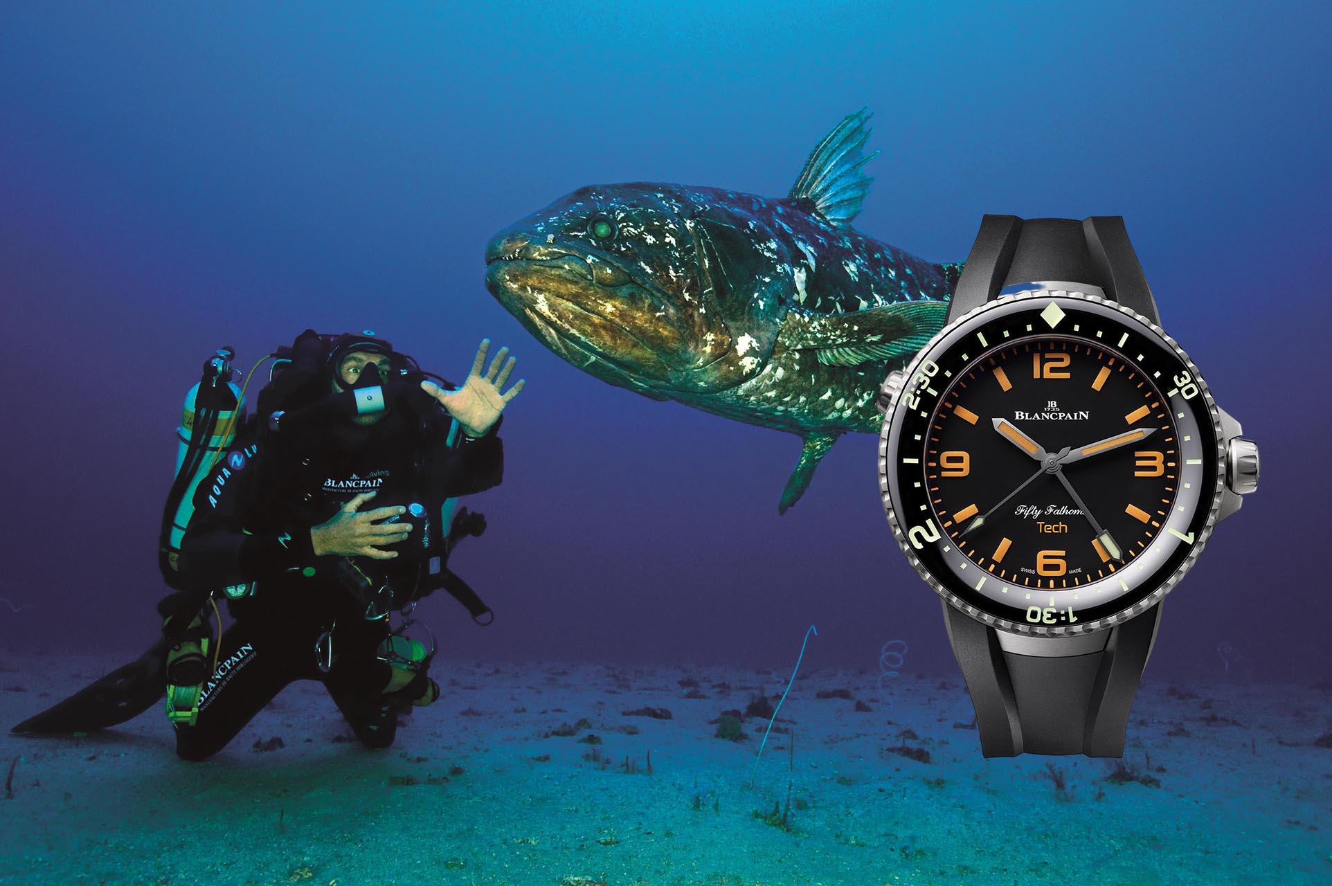 五十噚系列70周年慶祝企劃第二彈：Blancpain發表Fifty Fathoms Tech Gombessa腕錶