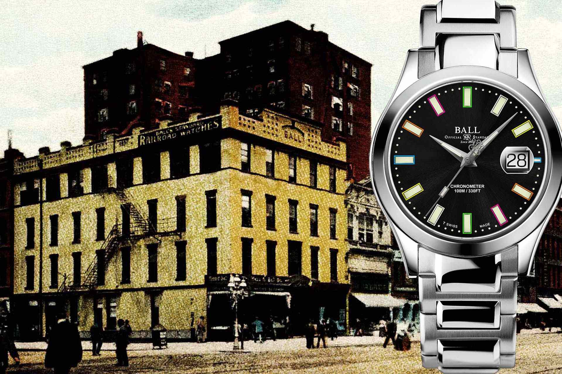 在惡劣環境中，依然準確無誤：淵源於精準鐵道時計的BALL Watch，持續光耀新世紀探險家