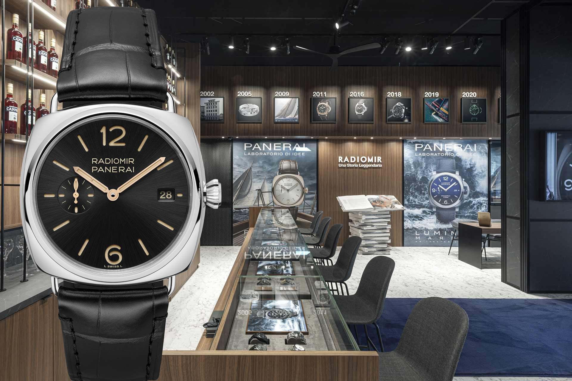 沛納海成為米蘭國際家具展官方時計，卯足全力推出限時快閃店與諸多全新錶款