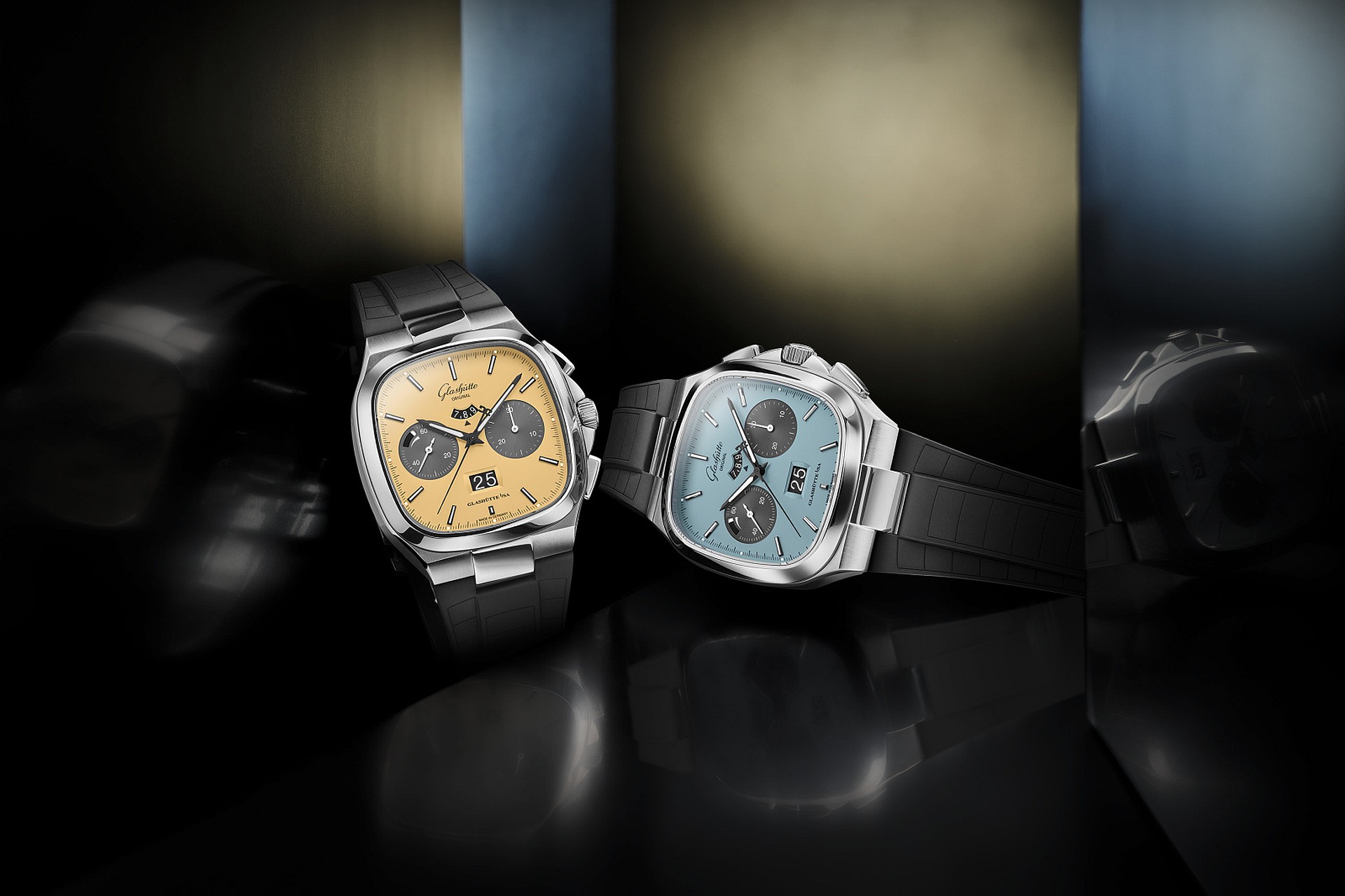 以絢爛色彩描繪無盡的夏日：格拉蘇蒂原創七零年代大日曆計時腕錶推出兩個全新款式
